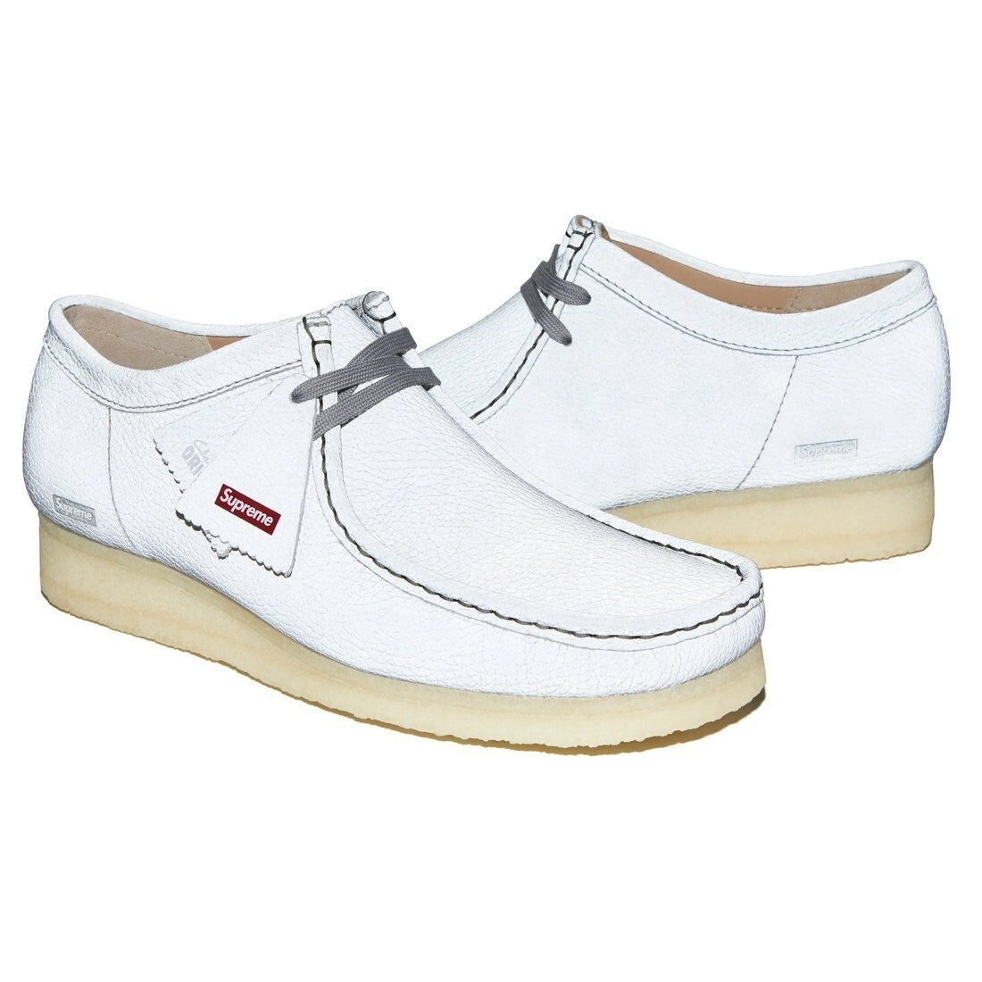 SNDN-SNKR-10275 Supreme Ã Clarks Reflective Wallabee Silver (Men's)