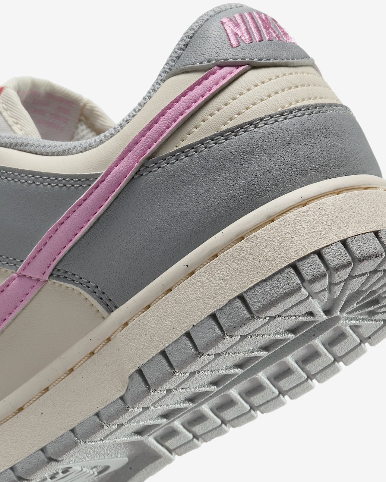 DD1873-002 Nike Dunk Low Next Nature Light Smoke Grey Pink Rise (Women's)
