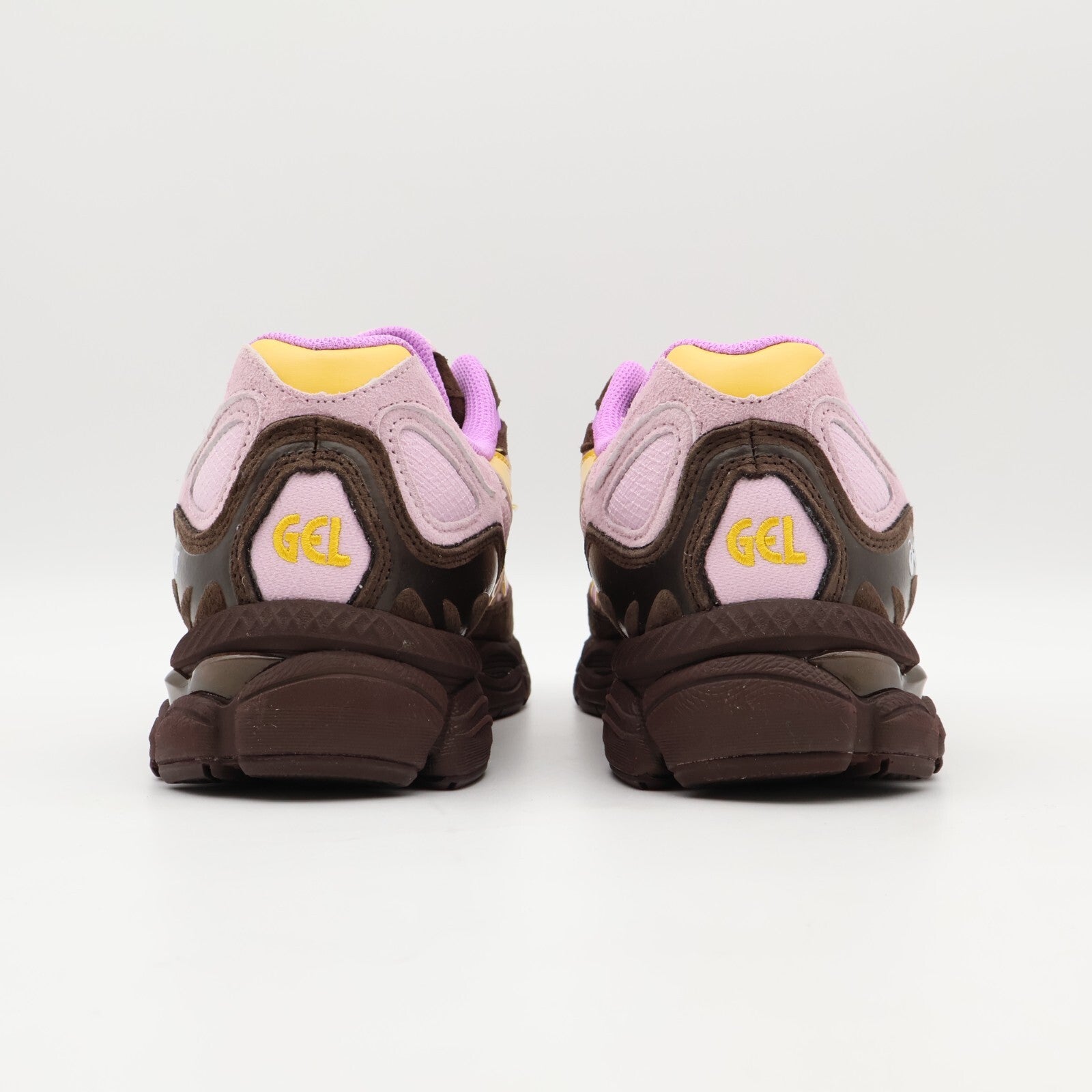 1203A622-700 PLEASURES Asics Gel-NYC Pink Brown Yellow (Men's)