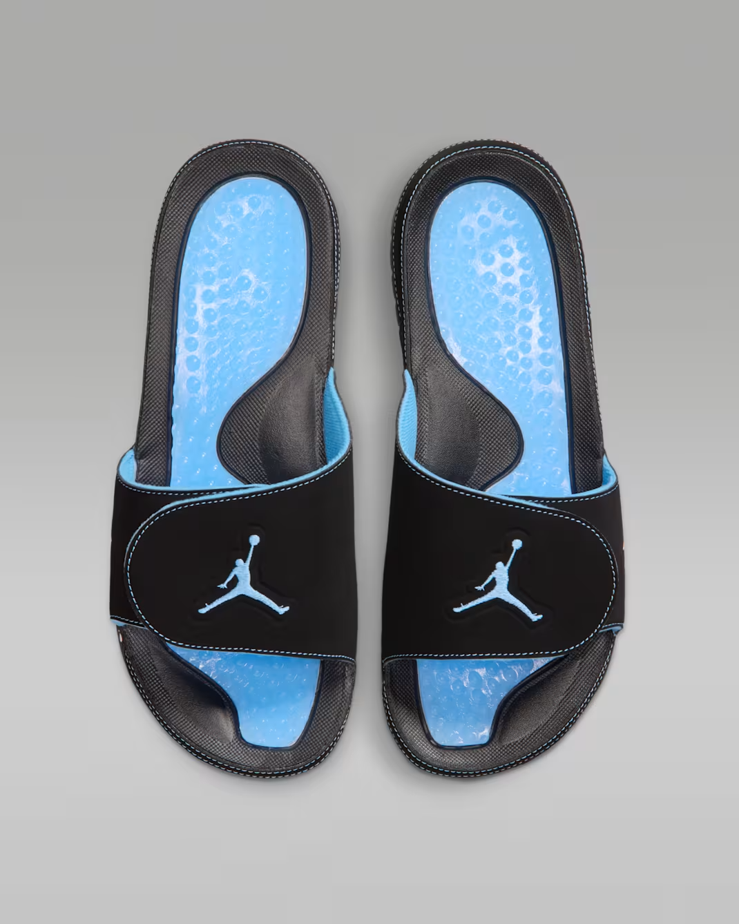 555501-004 Nike Jordan Hydro 5 Retro Slide Black White University Blue (Men's)