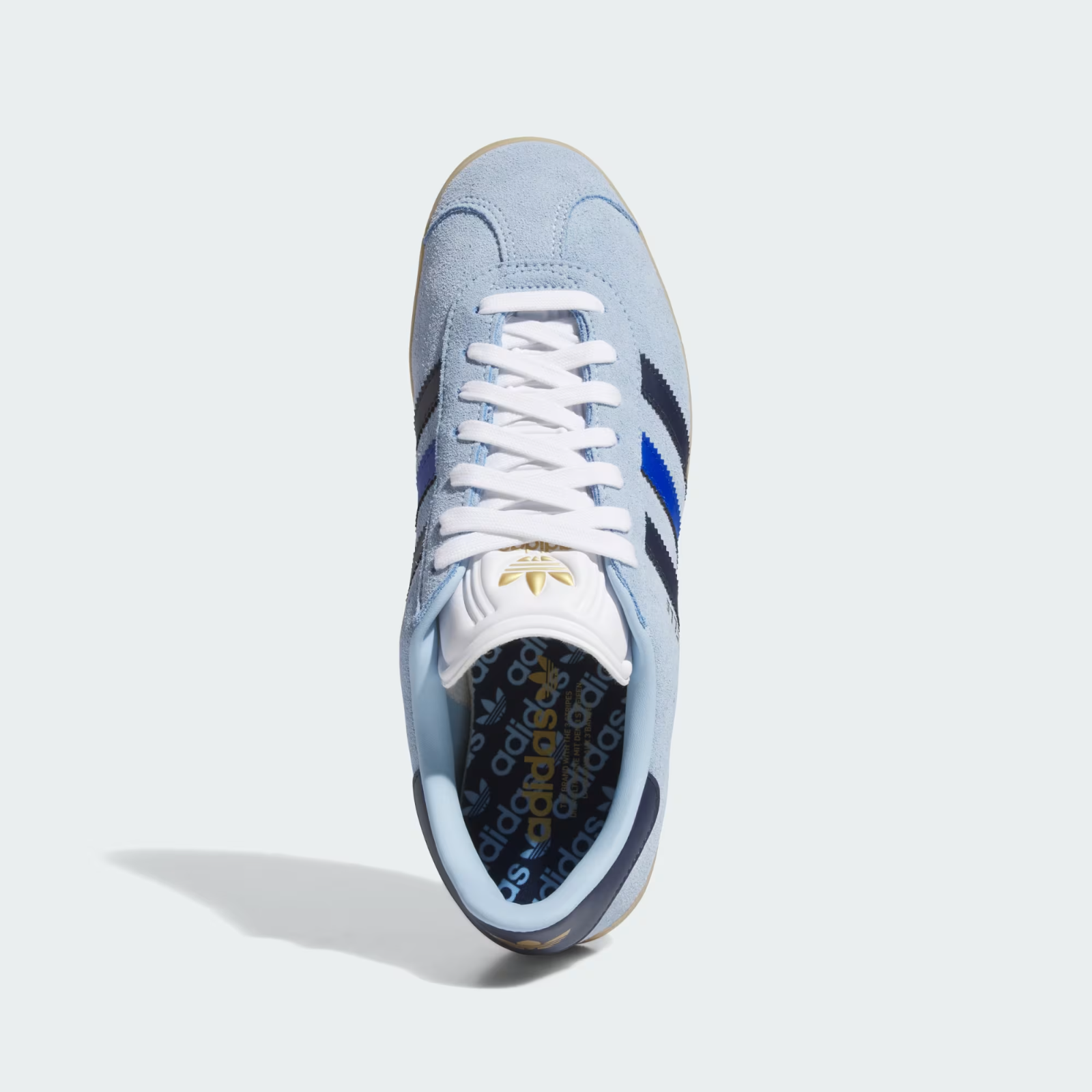 JS1895 adidas Originals Gazelle Spikeless Golf Clear Sky Night Indigo (Men's)