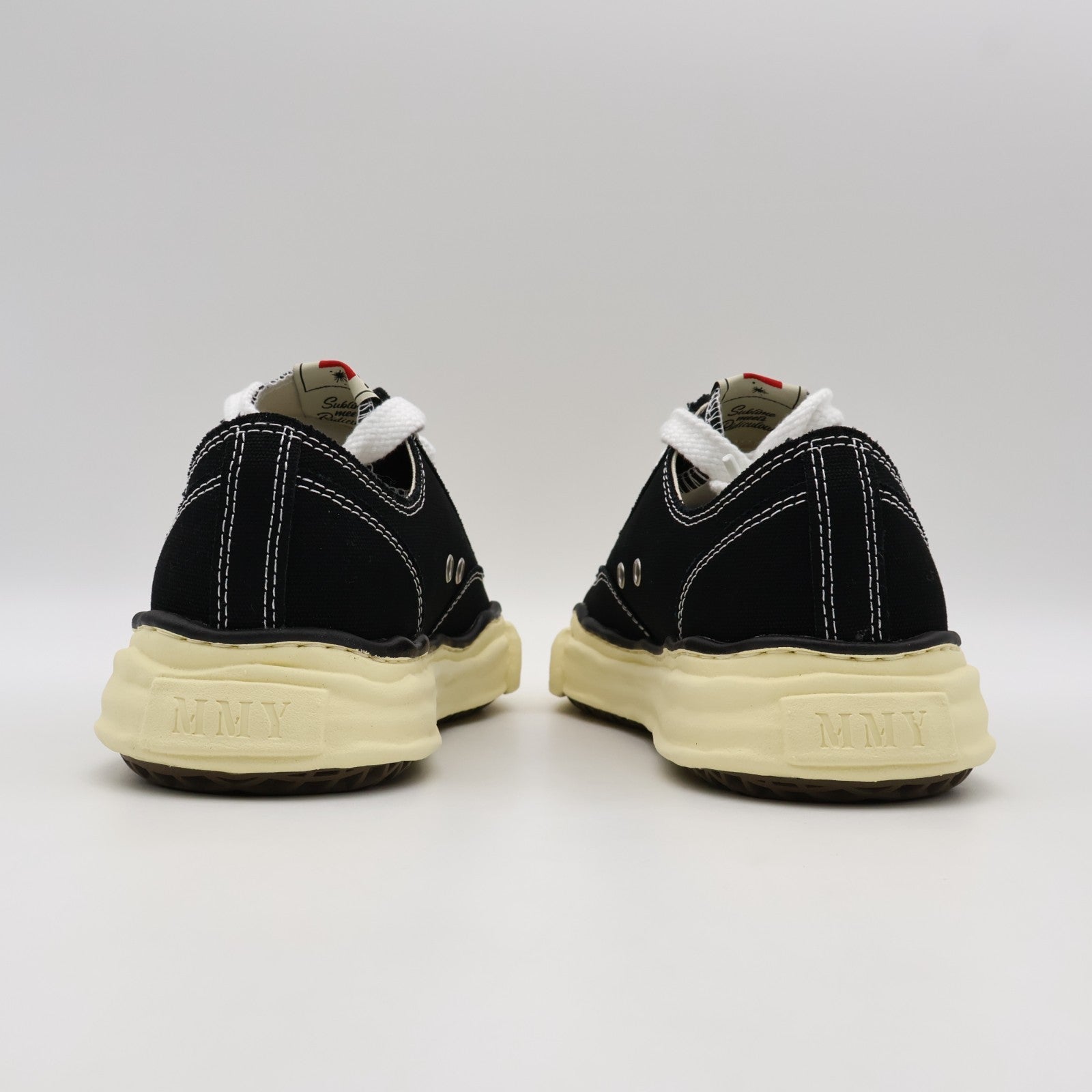 A09FW733-black Maison MIHARA YASUHIRO PETERSON Original Sole Canvas Low (Men's)