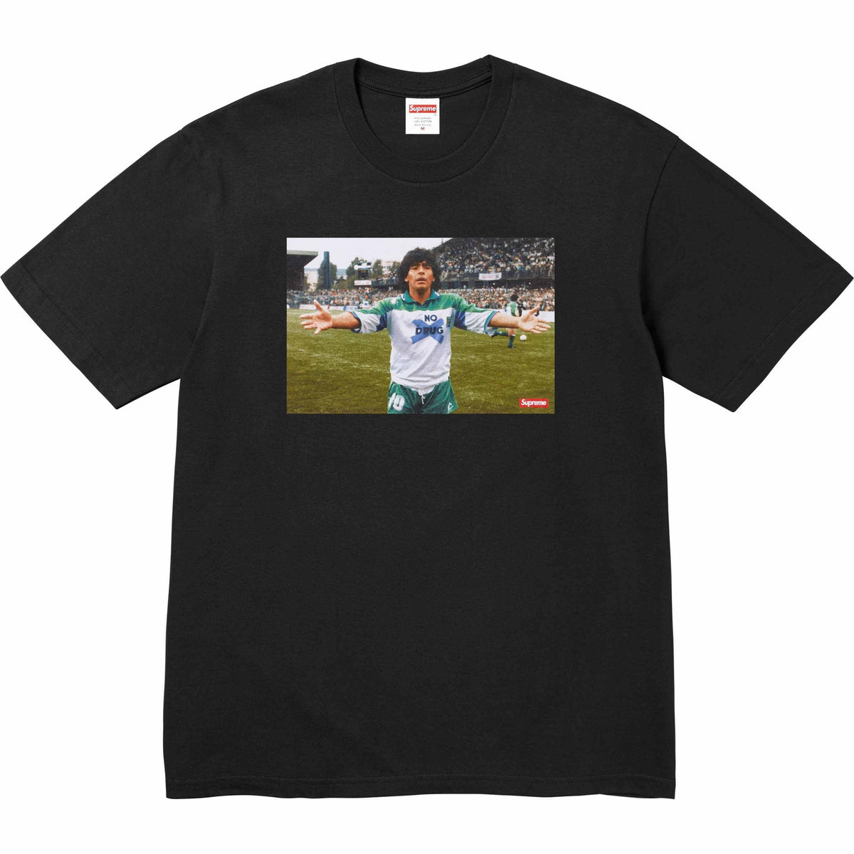 Supreme Maradona Tee Black