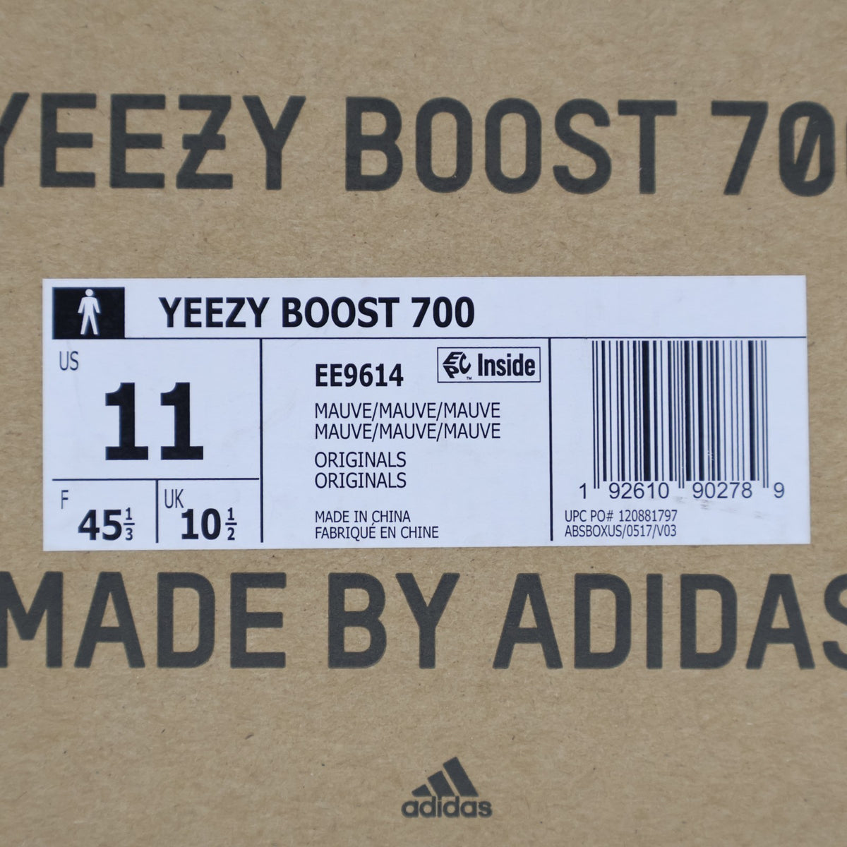 EE9614 Adidas Yeezy Boost Waver Runner Mauve Dark Grey Yellow Charcoal Gray