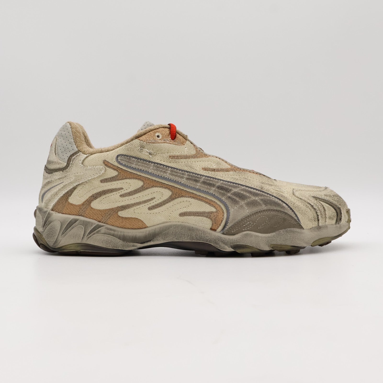 401624-01 A$AP Rocky Puma Inhale Distressed Tan Bronze Red (Men's)