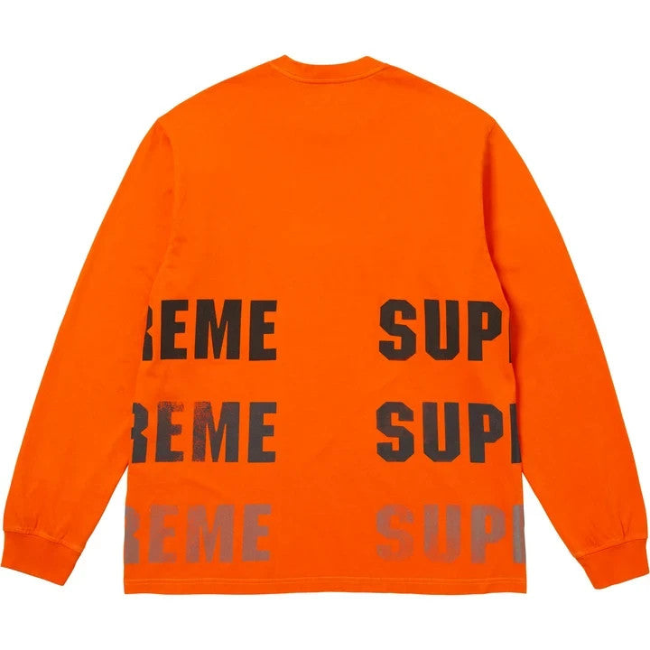 Supreme Reflective L/S Top Orange