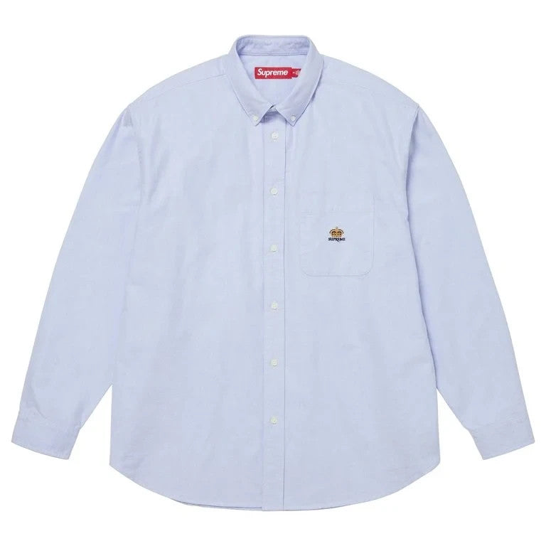 Supreme Loose Fit Flannel Oxford Shirt Light Blue (26FW)
