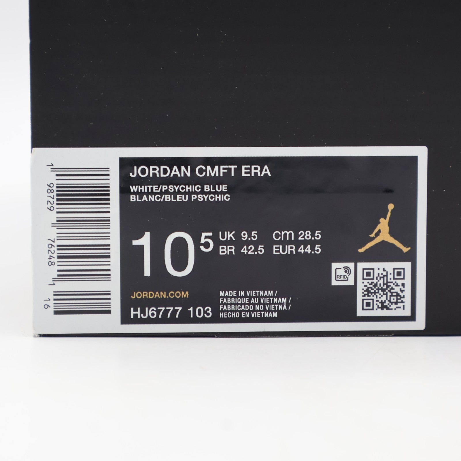 HJ6777-103 Nike Jordan CMFT Era White Blue (Men's)