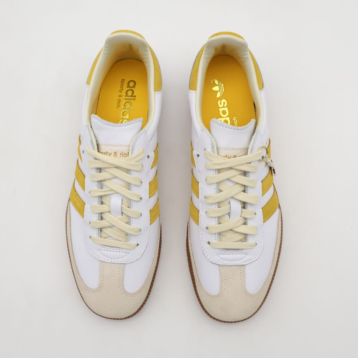 IF5661 Sporty & Rich adidas Originals Samba OG White Bold Gold Cream (Men's)