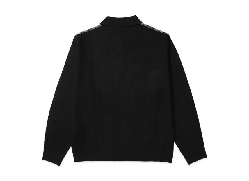 Supreme Multi Stripe Polo Sweater "Black"