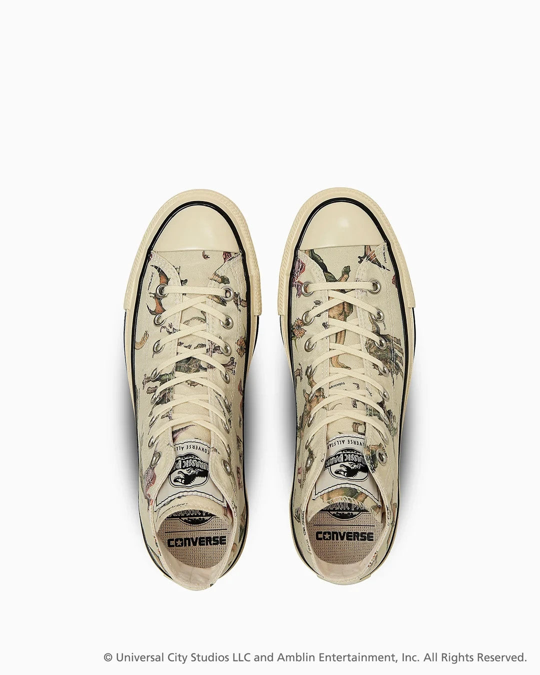 31315570 Jurassic Park Ã Converse All Star Aged DP Hi Natural (Men's)