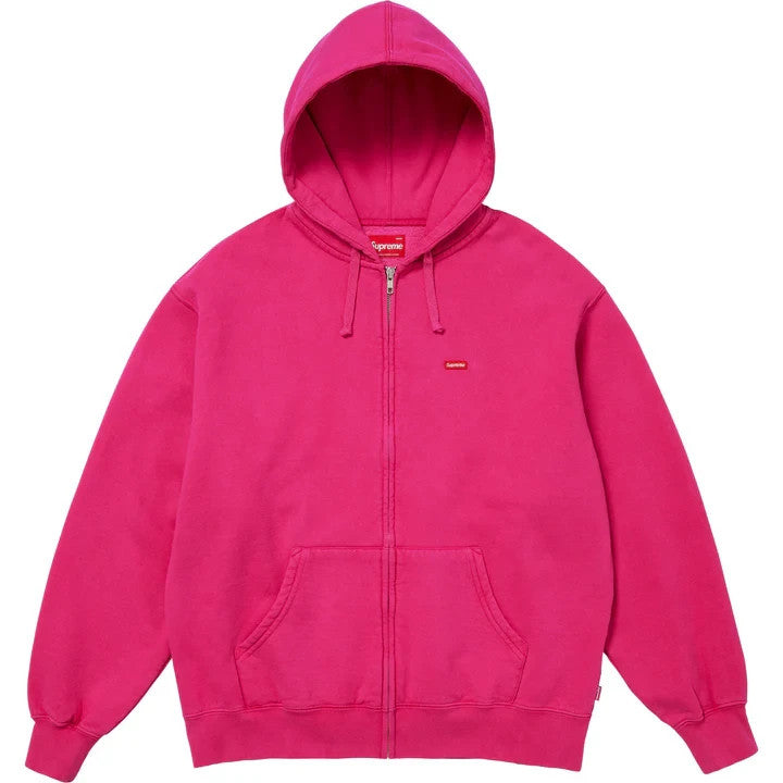 Supreme Small Box Zip Up Hooded Sweatshirt Plum
