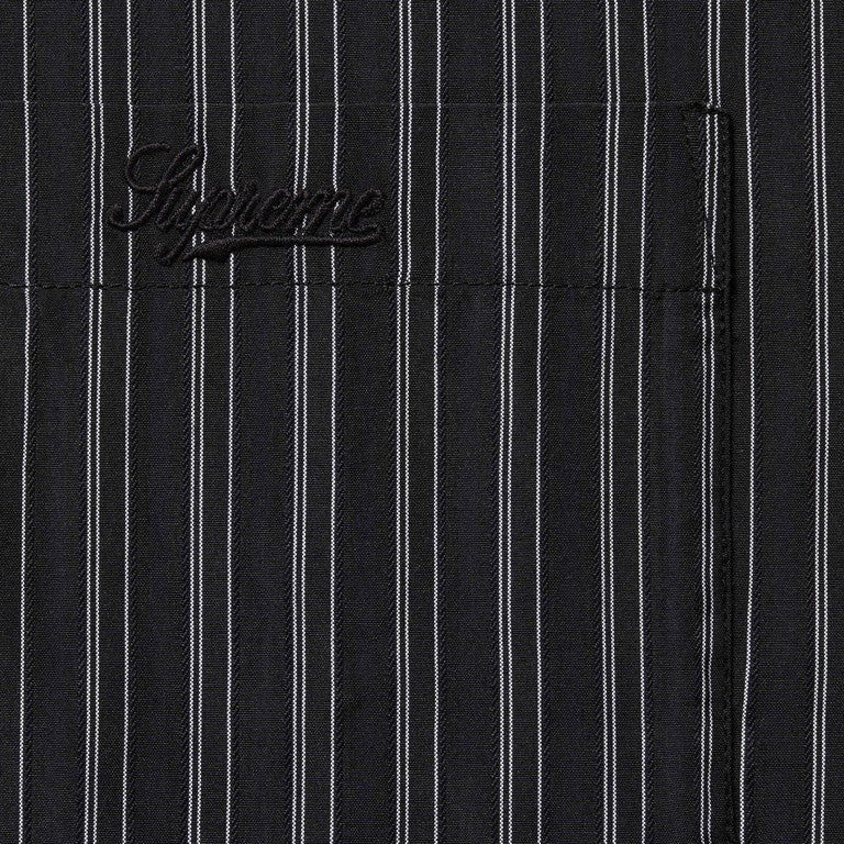 Supreme Pinstripe Shirt Black
