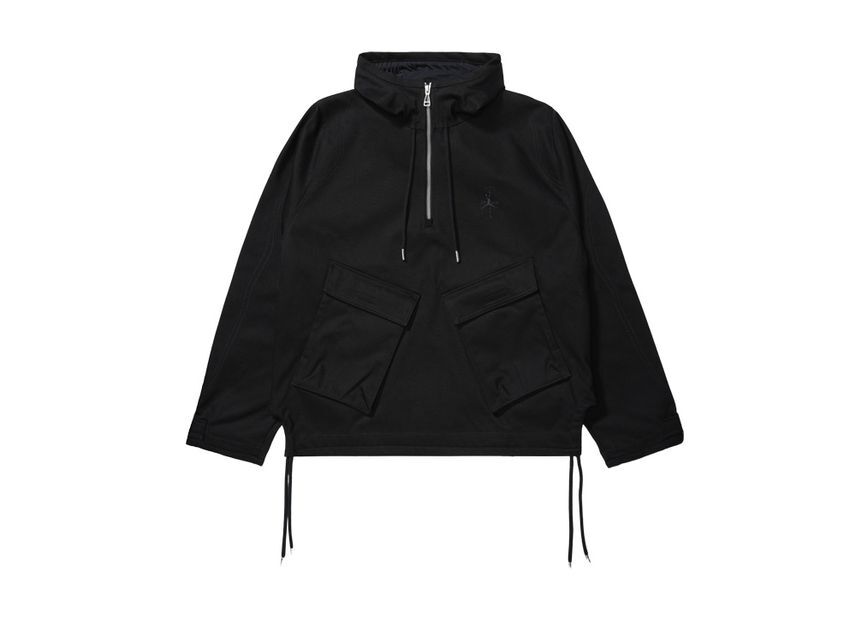 Nike Jordan Travis Scott Half Zip Jacket Black