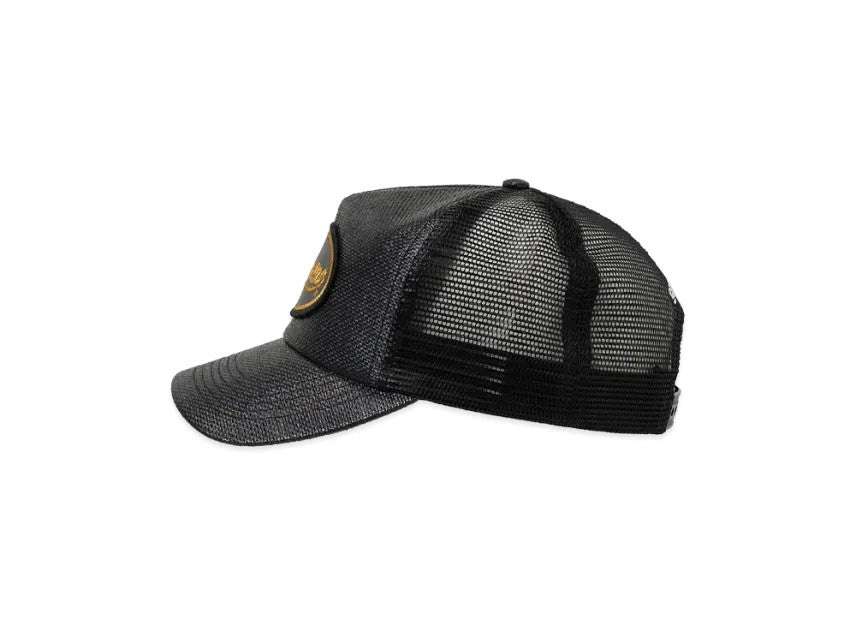 Supreme Raffia Mesh Back 5-Panel "Black"