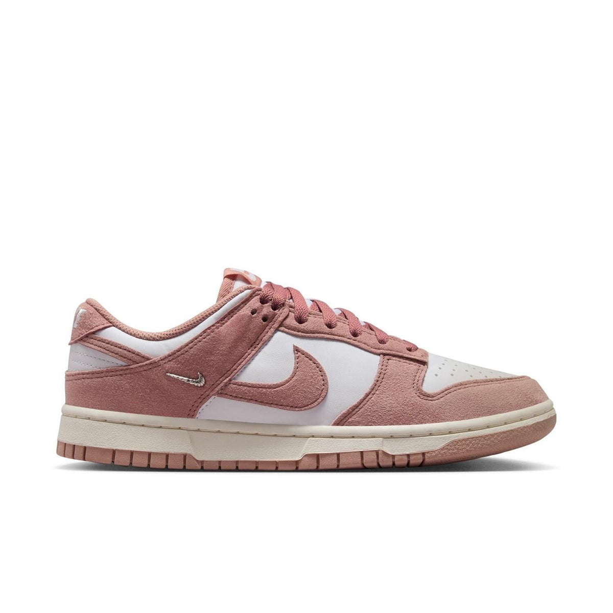 IB4417-102  NIKE DUNK LOW WHITE PINK (Women's)