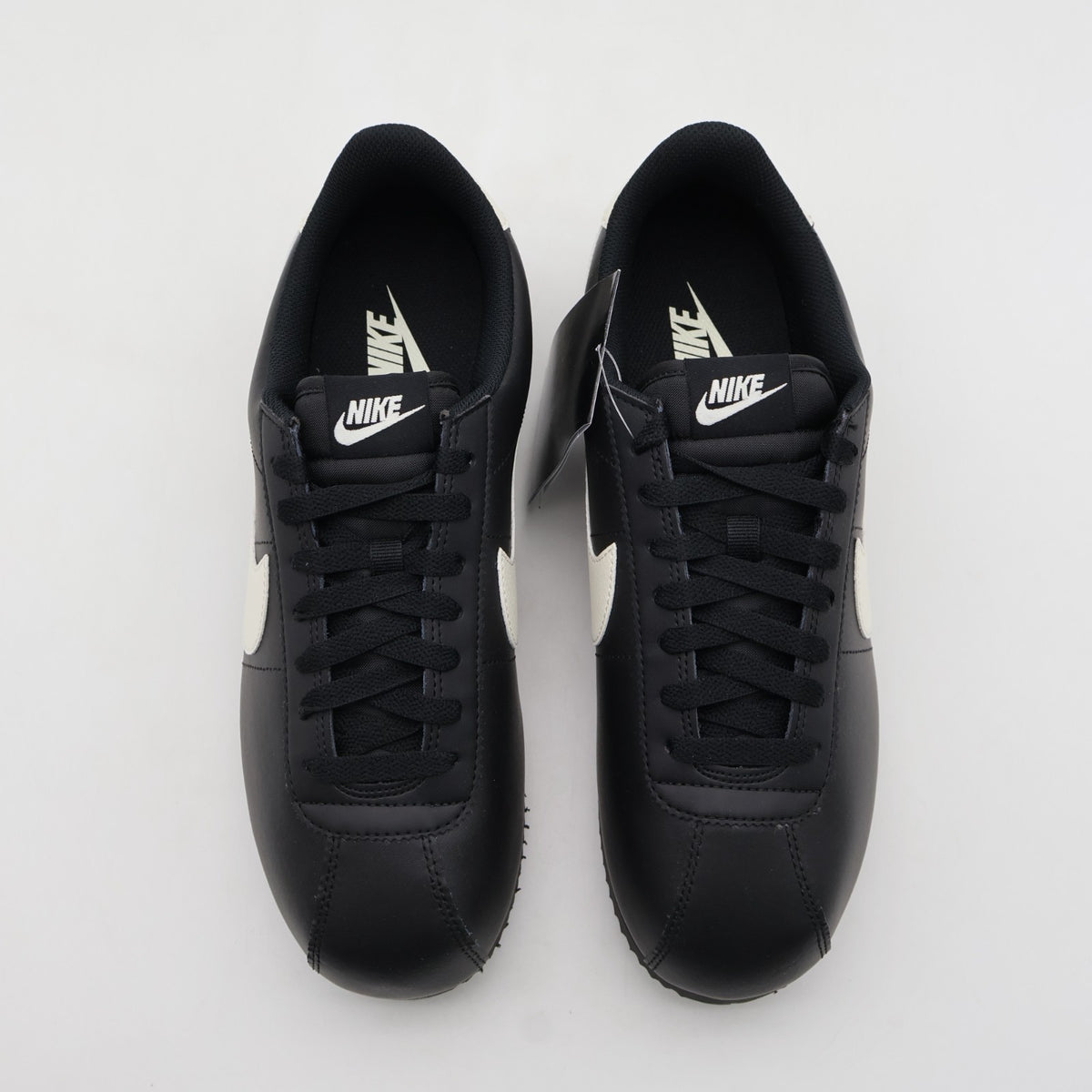 DN1791-006 Nike Cortez Leather Black Pale Ivory (Women's)