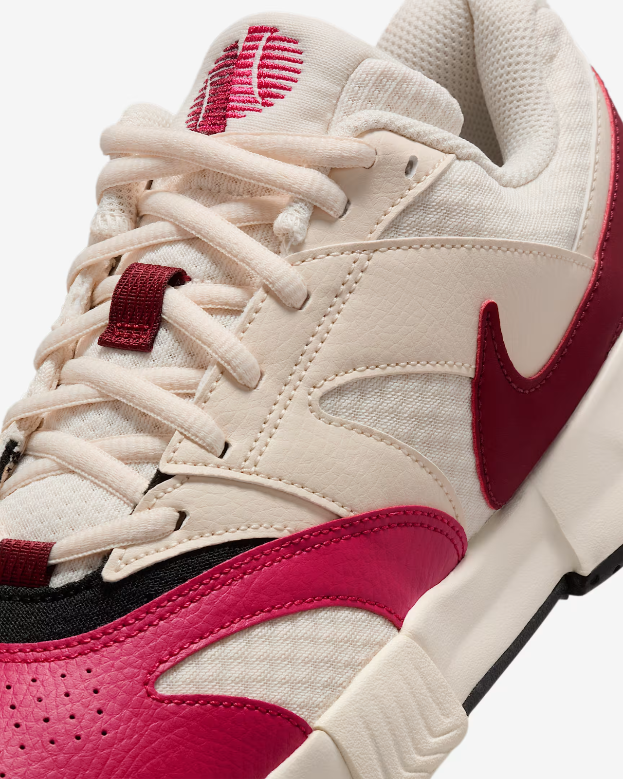 FD6575-103 Nike  Court Lite 4 Pale Ivory Sail Black Team Red (Women's)
