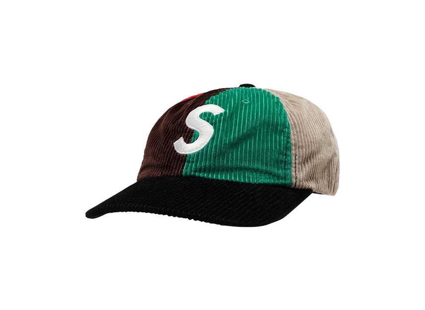 Supreme Corduroy S Logo 6-Panel Multicolor