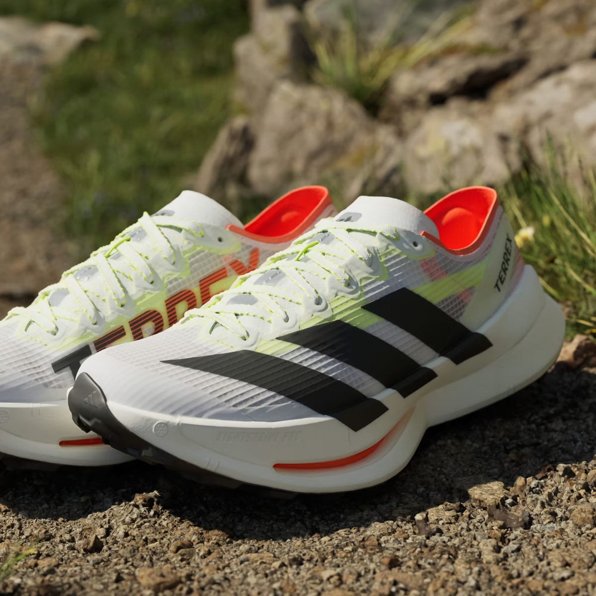 JS3534 adidas Terrex Agravic Speed Ultra 2 Trail Running Cloud White (Men's)