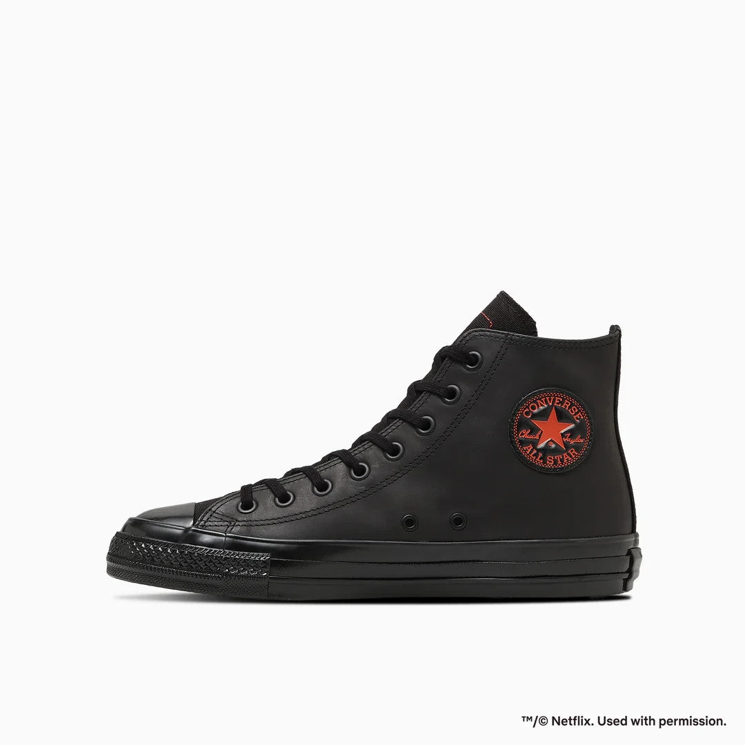 31317100 Netflix Converse All Star Aged Hi Black (Men's)