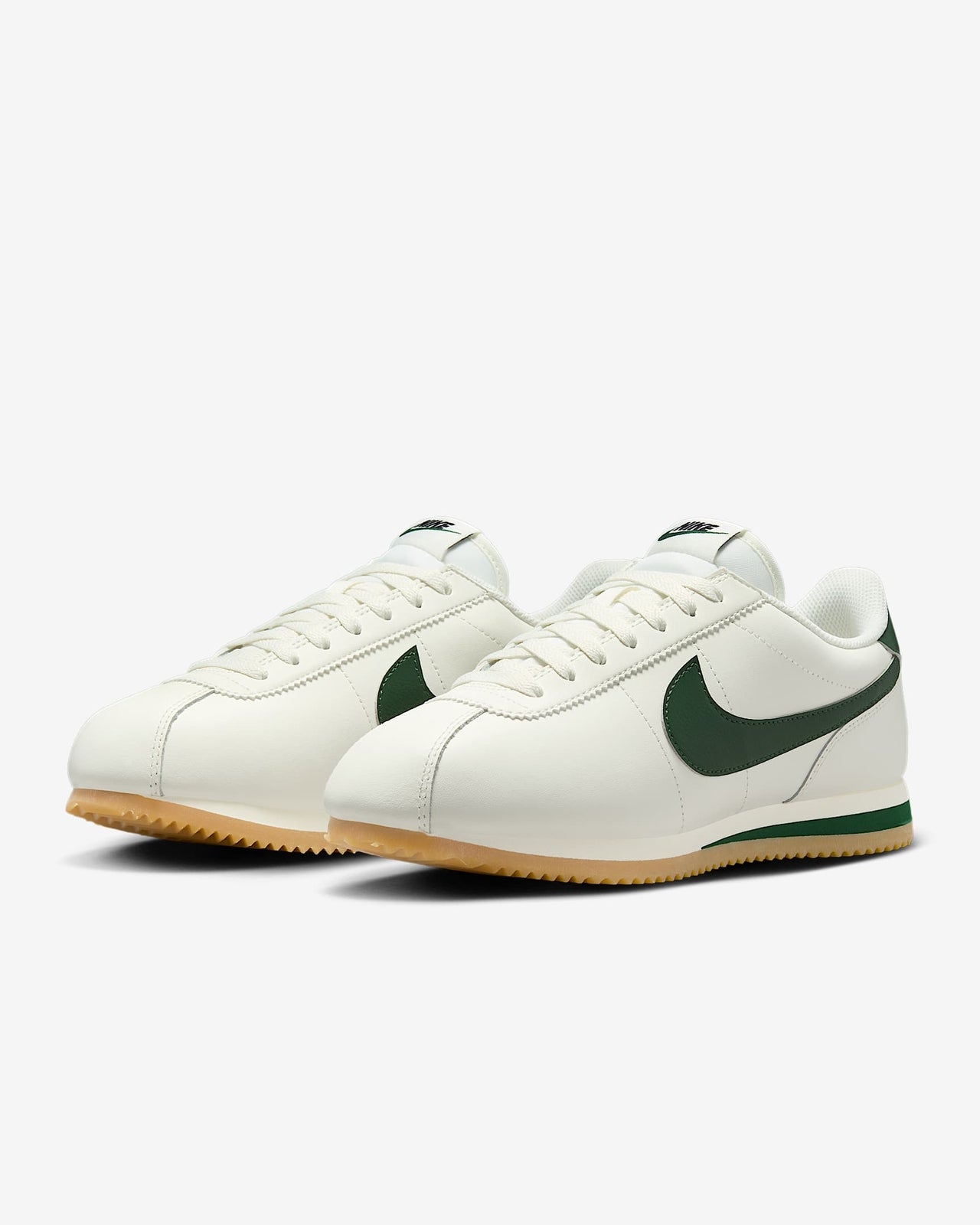 DN1791-110 Nike Cortez Sail Gum Yellow Black Fir (Women's )