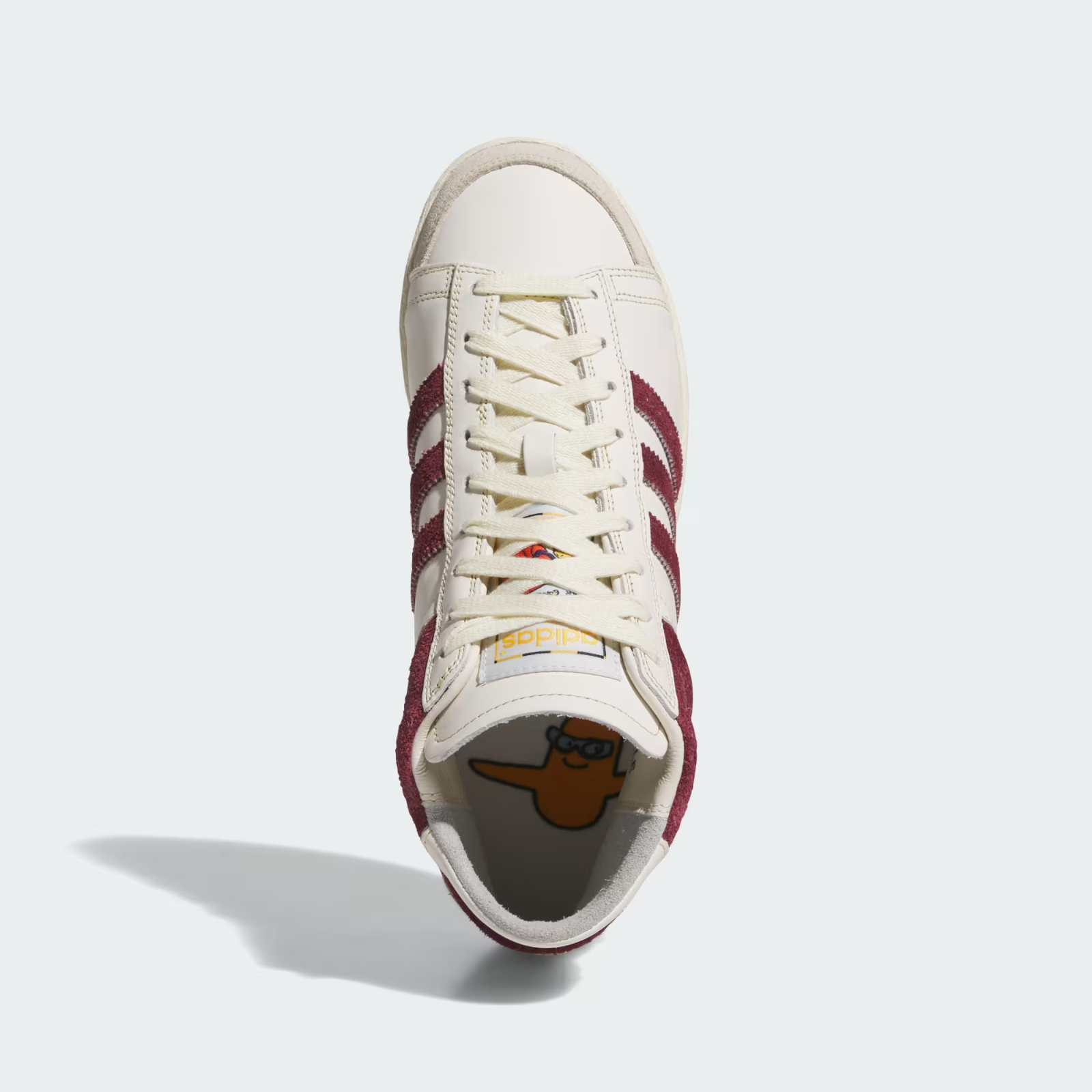 JR4891 Mark Gonzales adidas Originals Jabbar Hi Chalk White Shadow Red (Men's)