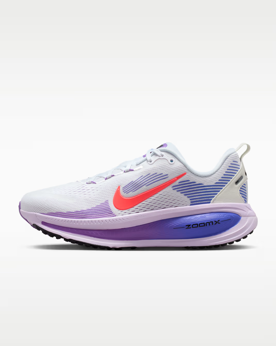 HM6804-112 Nike Vomero 18 White Violet Mist Sapphire Hot Lava (Women's)