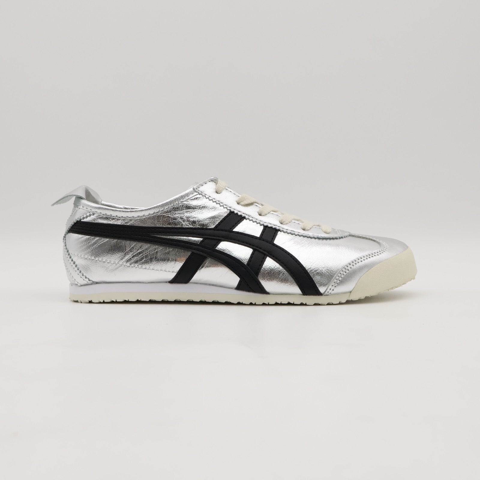 1183B566-020 Onitsuka Tiger Mexico 66 Pure Silver Black (Men's)