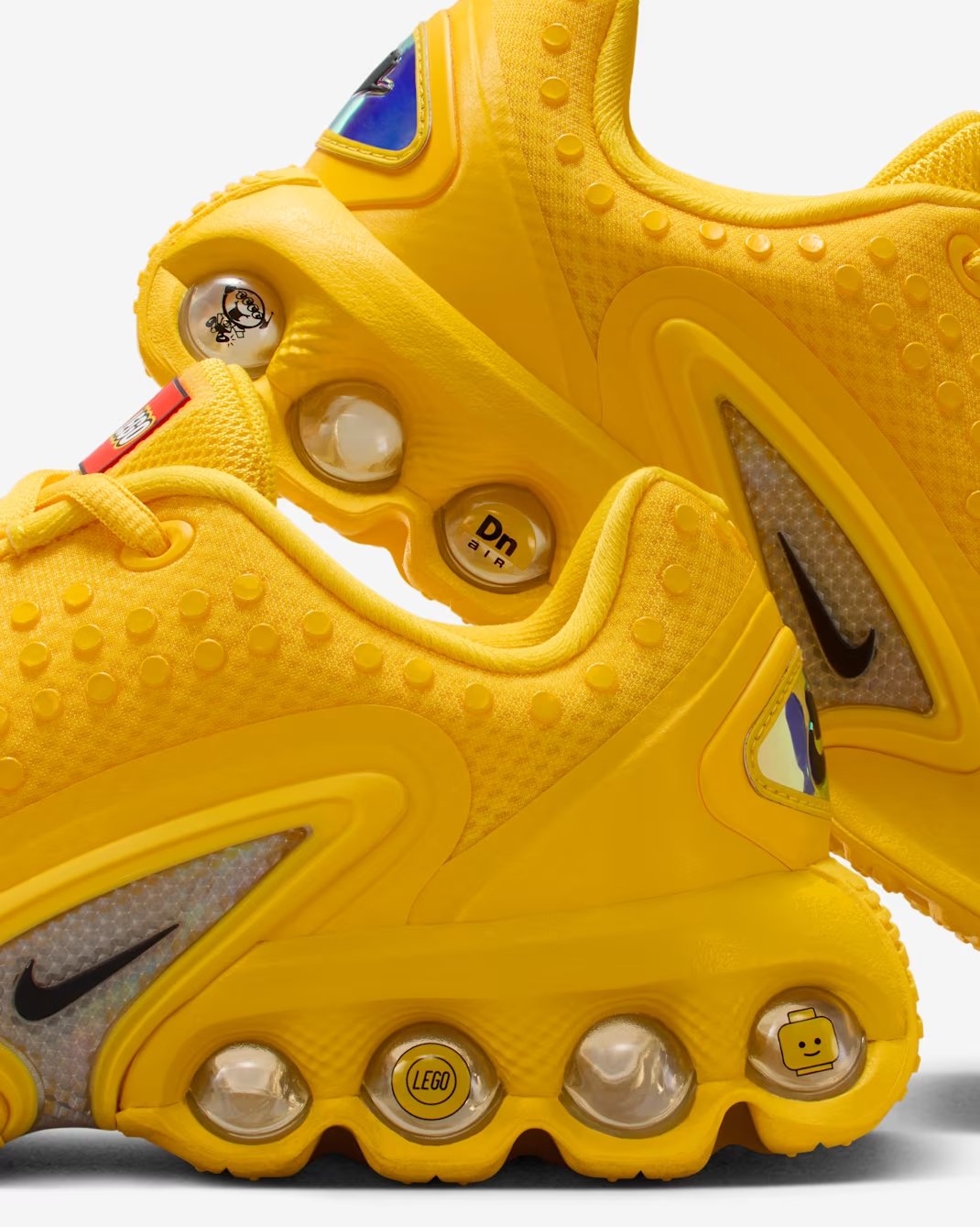 IH7671-700 LEGO Nike GS Air Max DN Tour Yellow/Volt Rush Red Black