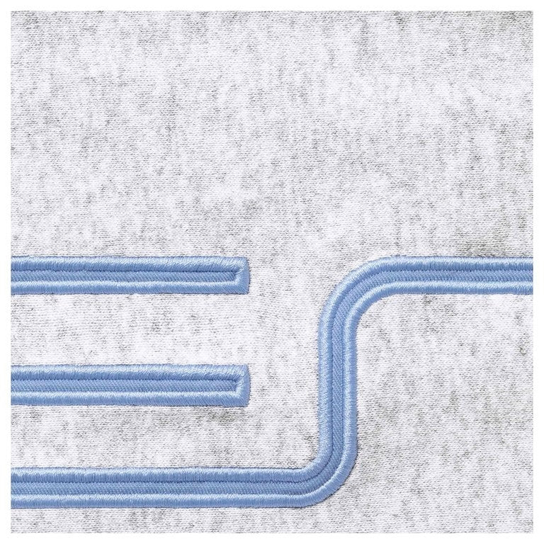 Supreme Connect Zip Up Hooded Sweatshirt Ash Grey