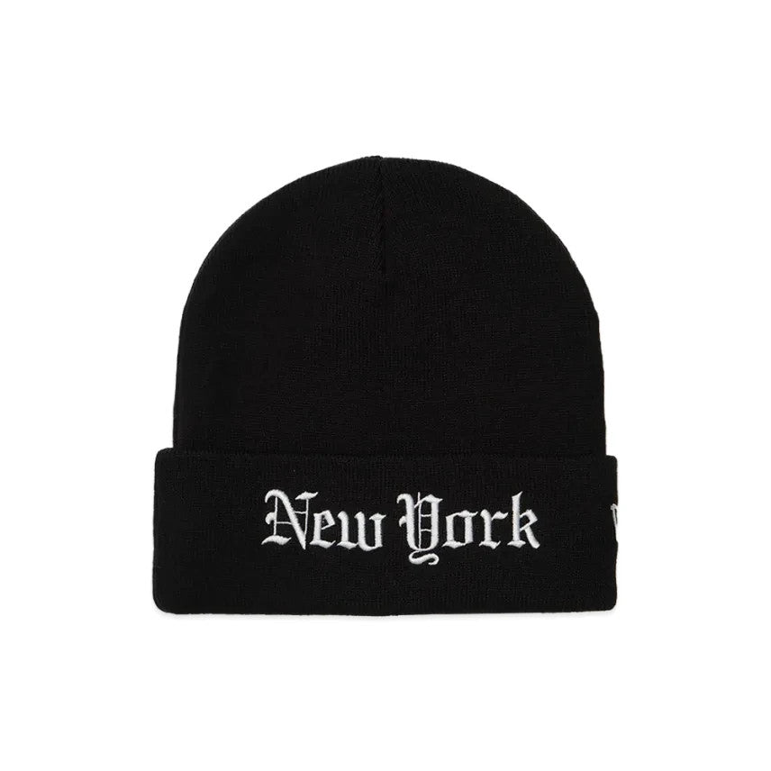Supreme New Era Shop Beanie (New York) Black