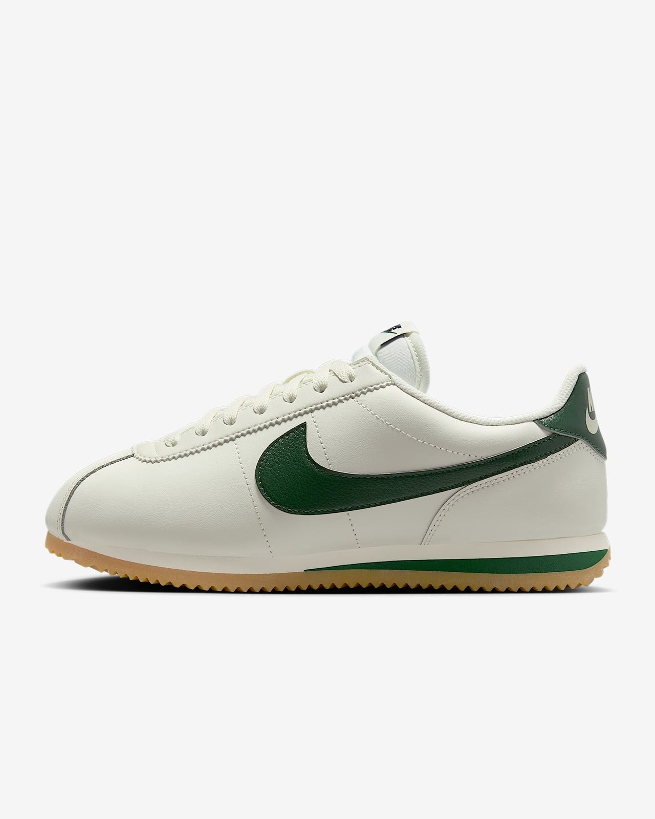 DN1791-110 Nike Cortez Sail Gum Yellow Black Fir (Women's )
