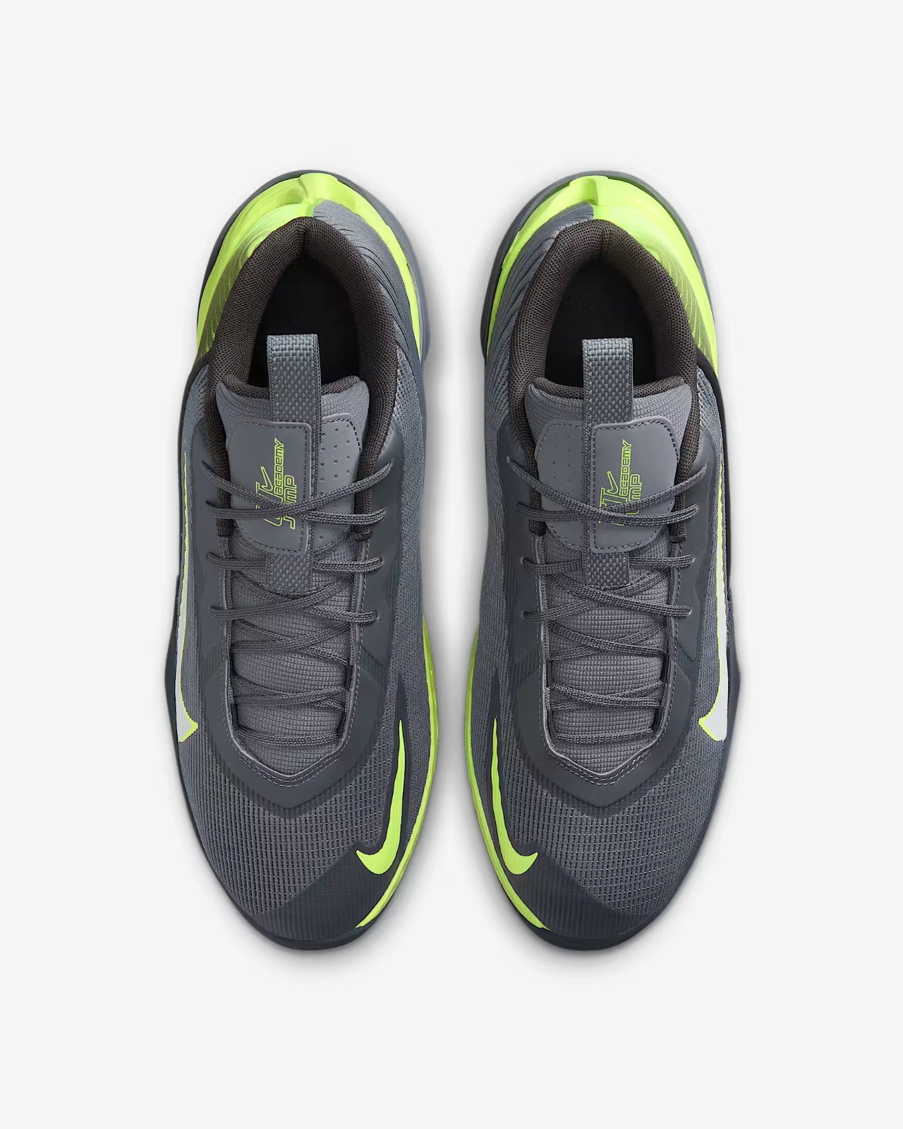 HF1804-004 Nike GT Jump Academy Smoke Grey Dark Smoke Grey Volt White (Men's)
