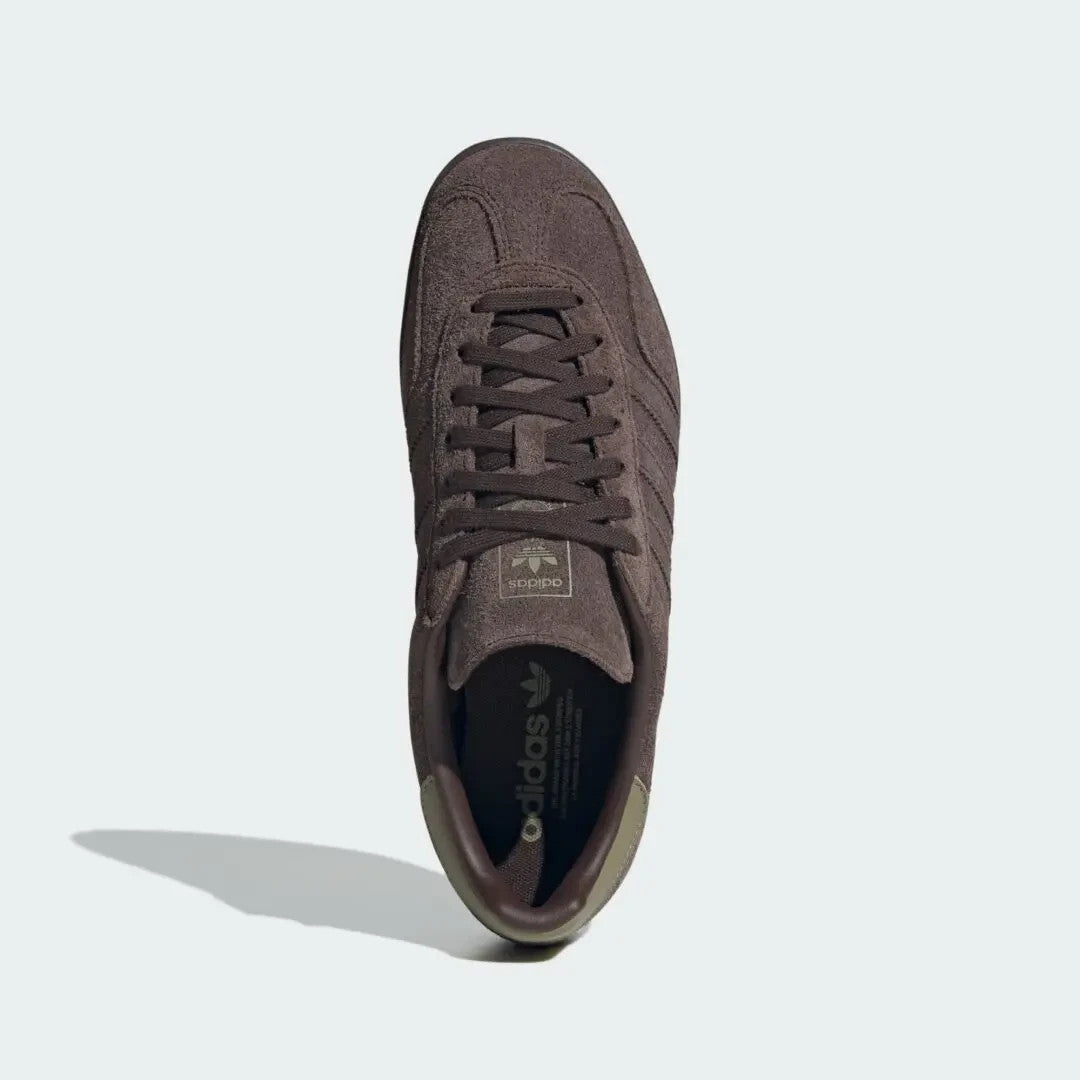 JQ8402 adidas Originals Gazelle Indoor Dark Brown Dark Brown Orbit Green (Men's)