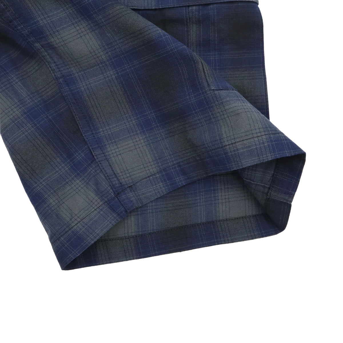 Supreme Shadow Plaid Cargo Short Navy