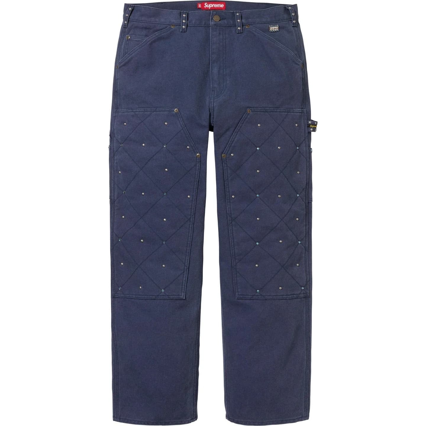 Supreme b.b. Simon Quilted Double Knee Painter Pant Navy
