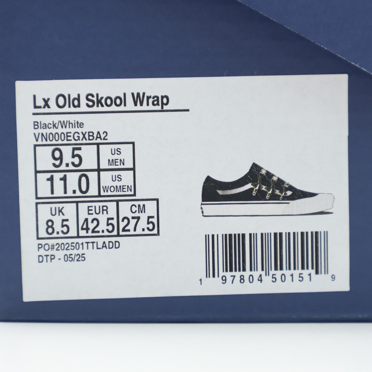 VN000EGXBA2 Vans Premium Old Skool Wrap Black White Karina Rozunko (Men's)