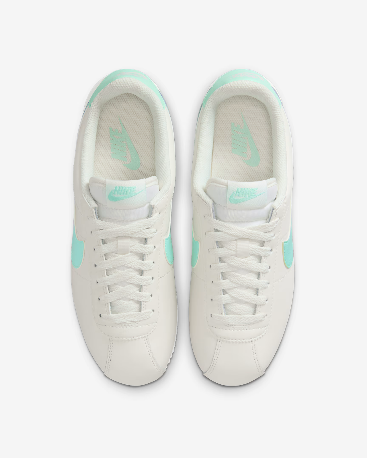 DN1791-113 Nike Women's Cortez Leather Sail White Mint Foam (Women's)