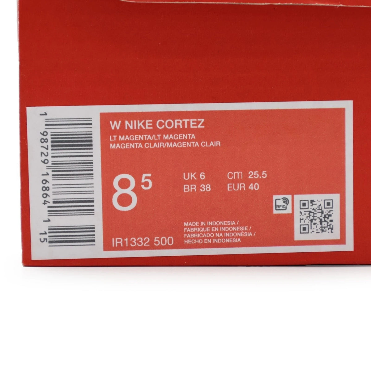 IR1332-500 Nike Women's Cortez "Polka Dot/Light Magenta"