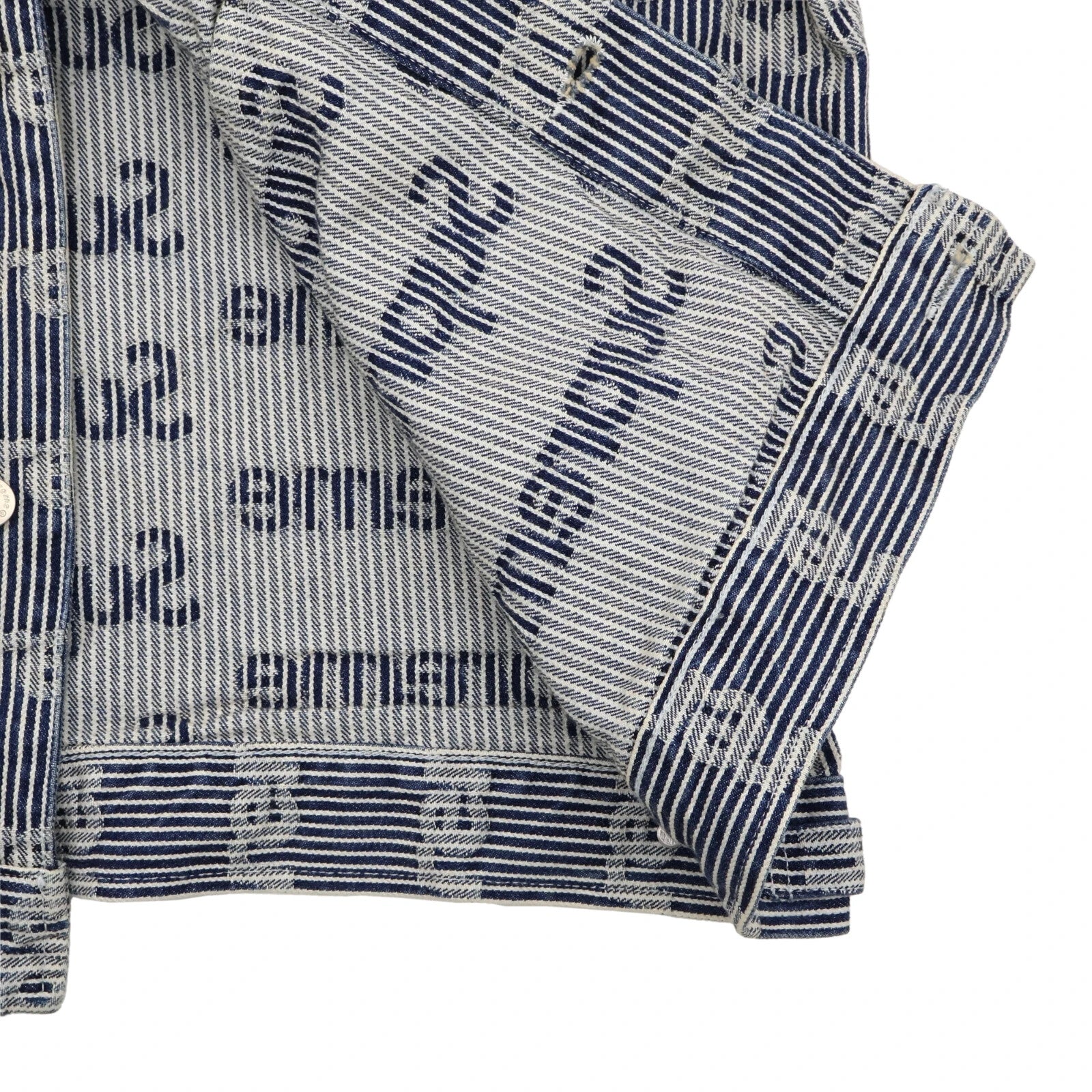 Supreme Denim Chore Trucker Jacket Stripe