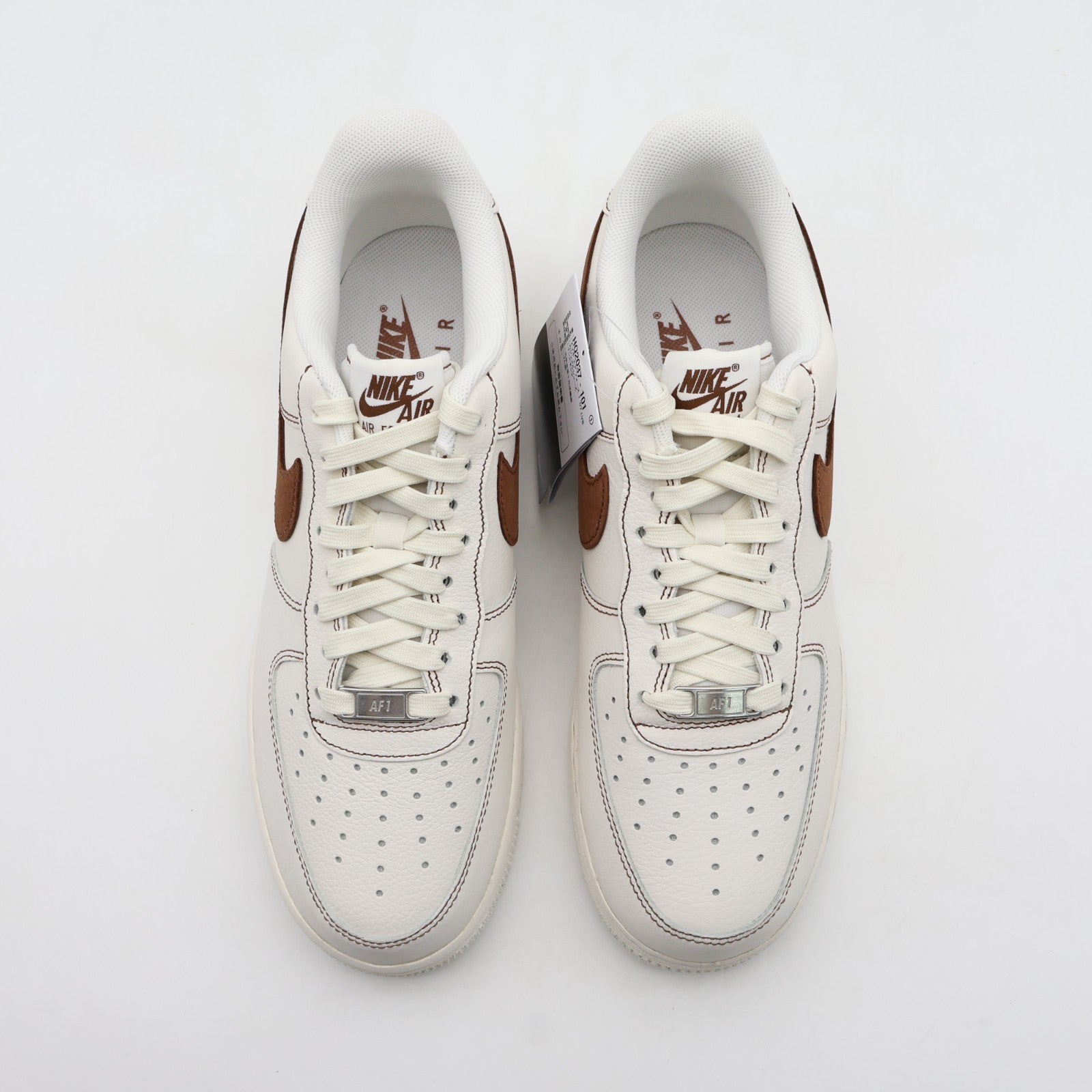 HQ2037-101 Nike Air Force 1 Low Ivory Saddle Brown (Men's)