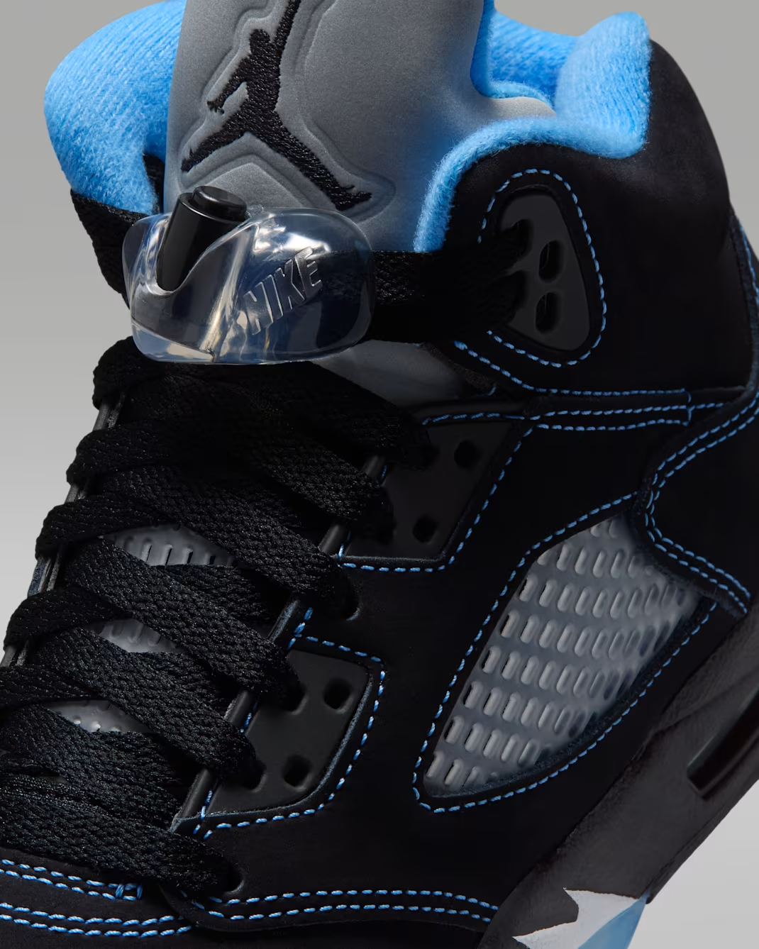 440888-008 Nike GS Air Jordan 5 "Black Carolina"