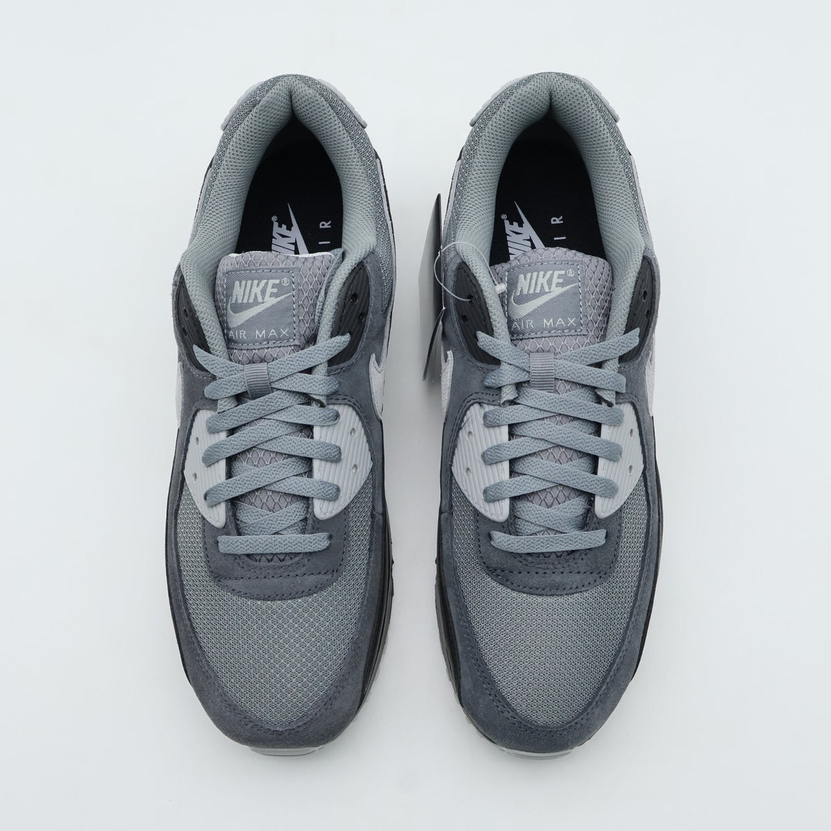 DM0029-020 Nike Air Max 90 Smoke Grey Black Dark Smoke Grey Photon Dust (Men's)
