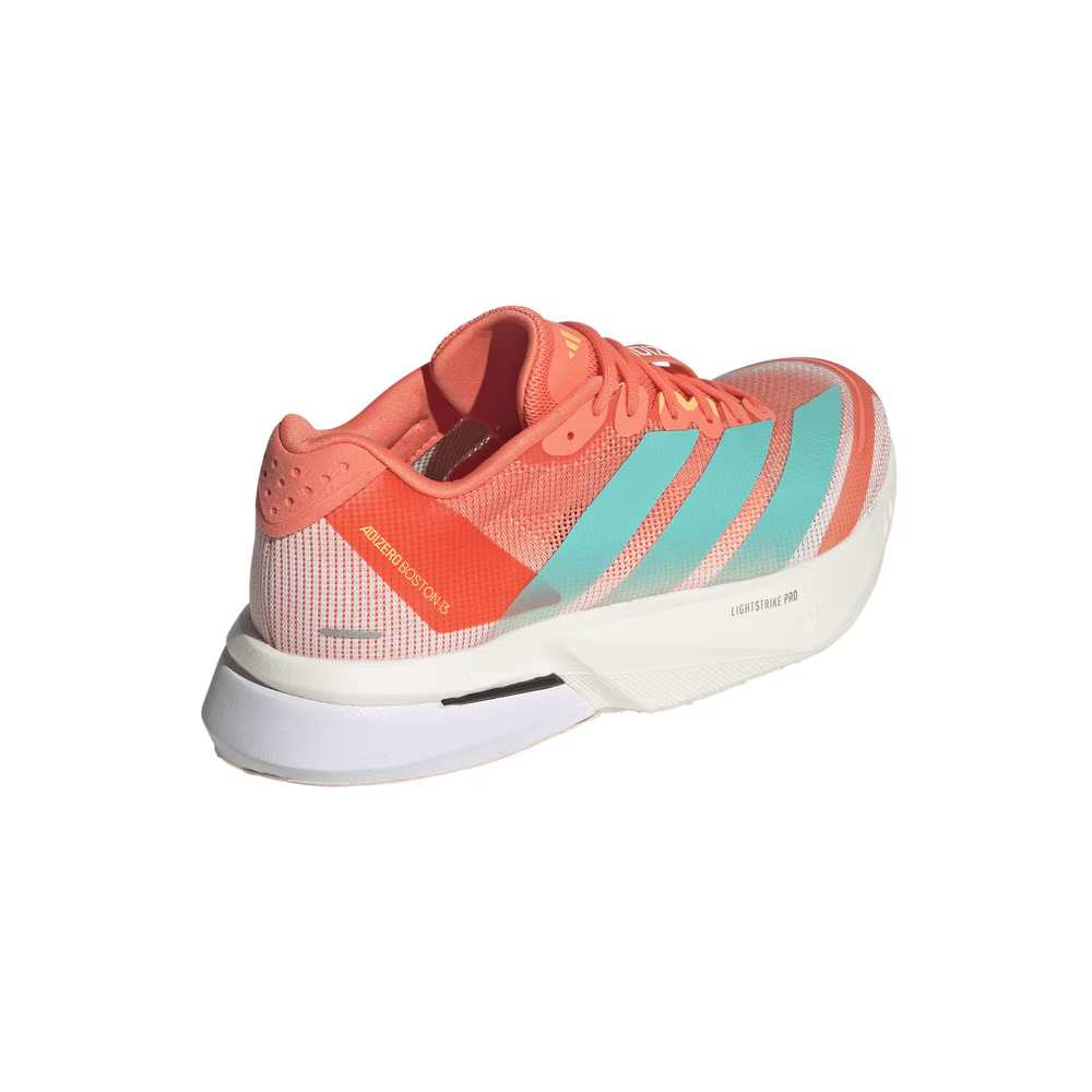 JS4954 adidas Adizero Boston 13 Semi Coral Flash Aqua Flash Orange (Women's)