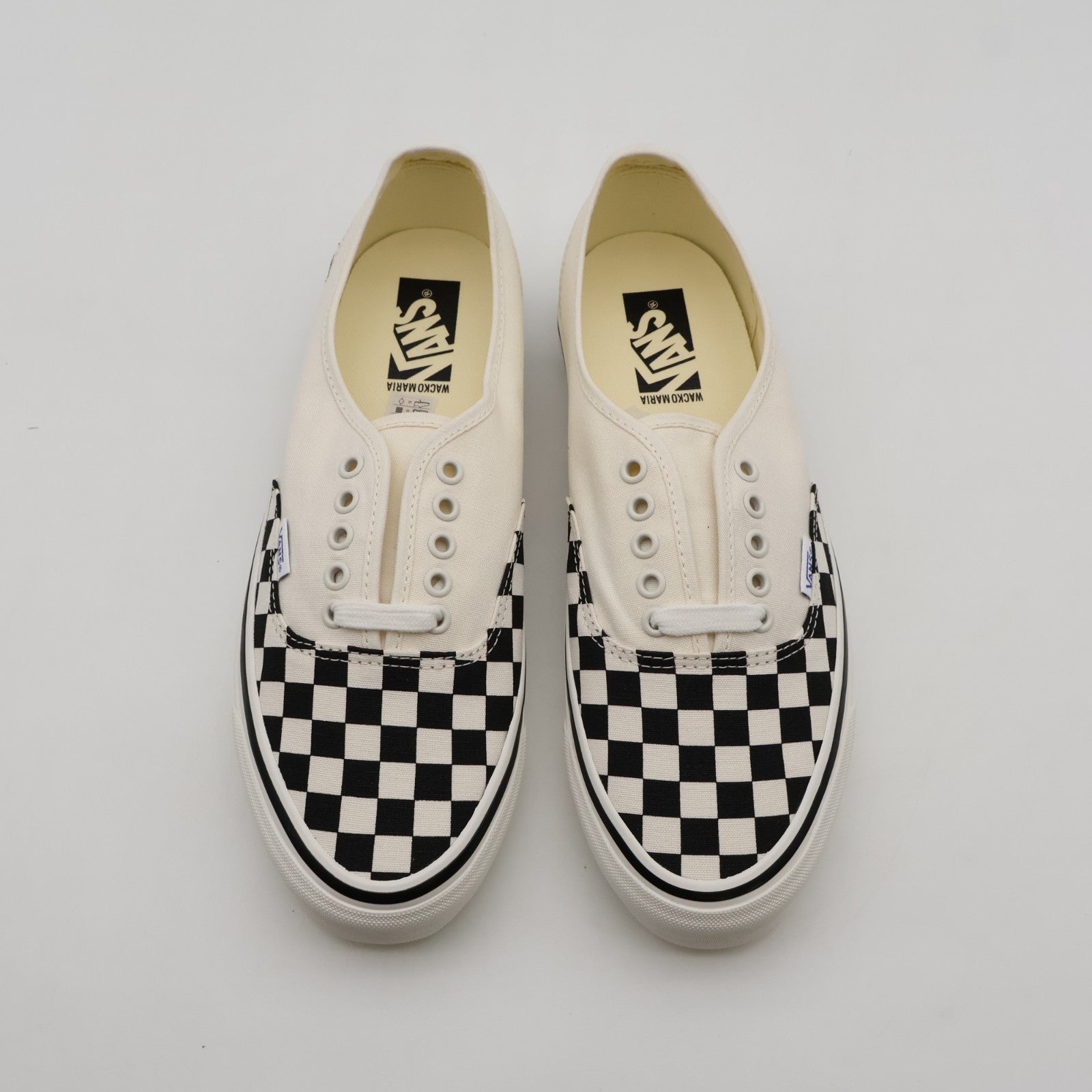 VN000D9NCKB WACKO MARIA Ã Vans Premium Authentic Checkerboard Snow White (Men's)