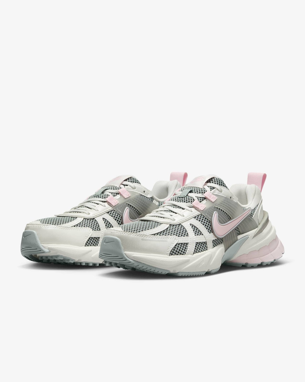 HQ4046-001 Nike V2K Run Light Pumice Photon Dust Metallic Summit White (Women's)