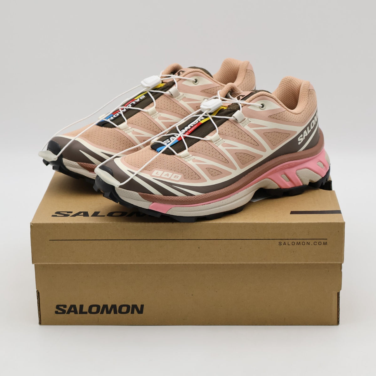 L47737300 Salomon XT-6 Mahogany Rose Earth Brown Flamingo Pink (Women's)