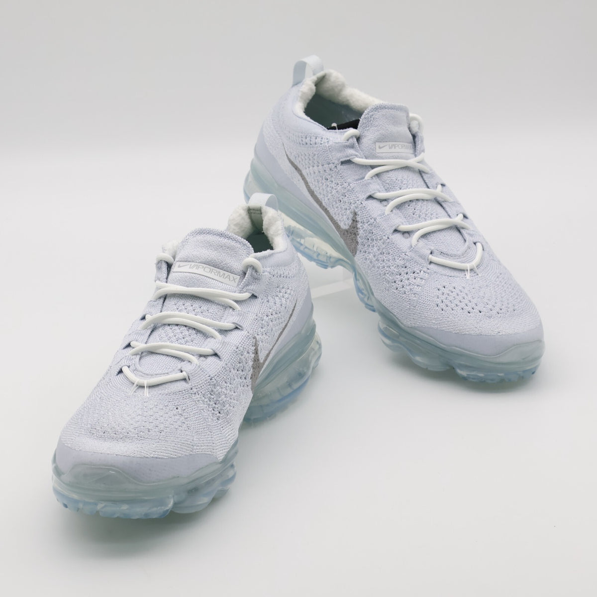 DV1678-002 Nike Air VaporMax 2023 Flyknit Pure Platinum White Silver Grey Men's)