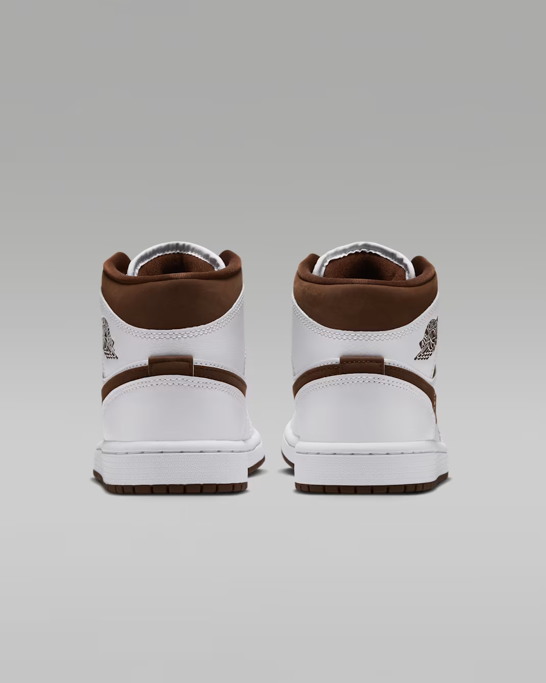 BQ6472-125 Nike Air Jordan 1 Mid "White/Cacao Wow" (Women's)